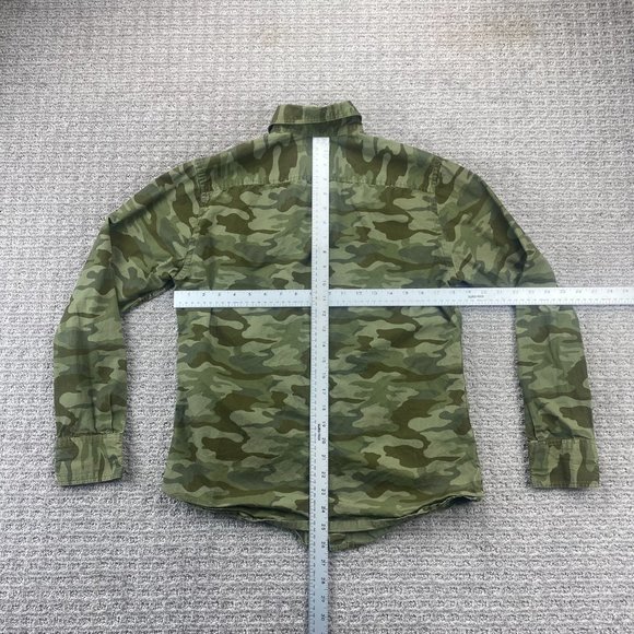 MOSSIMO Supply Co CAMO Shirt Men Small S Button Up Casual Long Sleeve Camouflage - Picture 6 of 8
